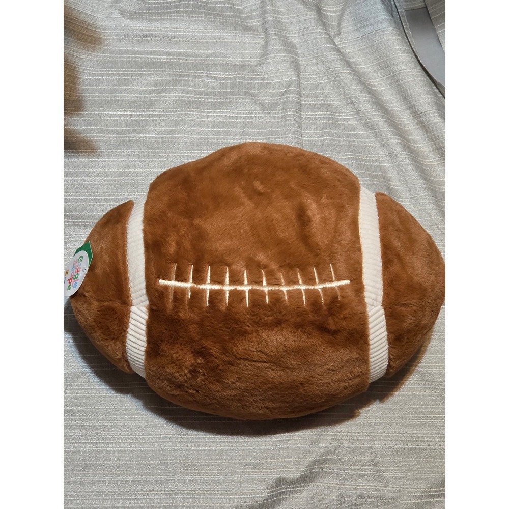 Gigglescape Plush Football Stuffed Toy Brown White Sports Nursery Decor NWT